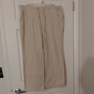 DONATED❤❤ Counterparts Khaki linen pants